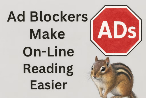 Ad-Blockers are our reading friends, and we should use them everywhere!